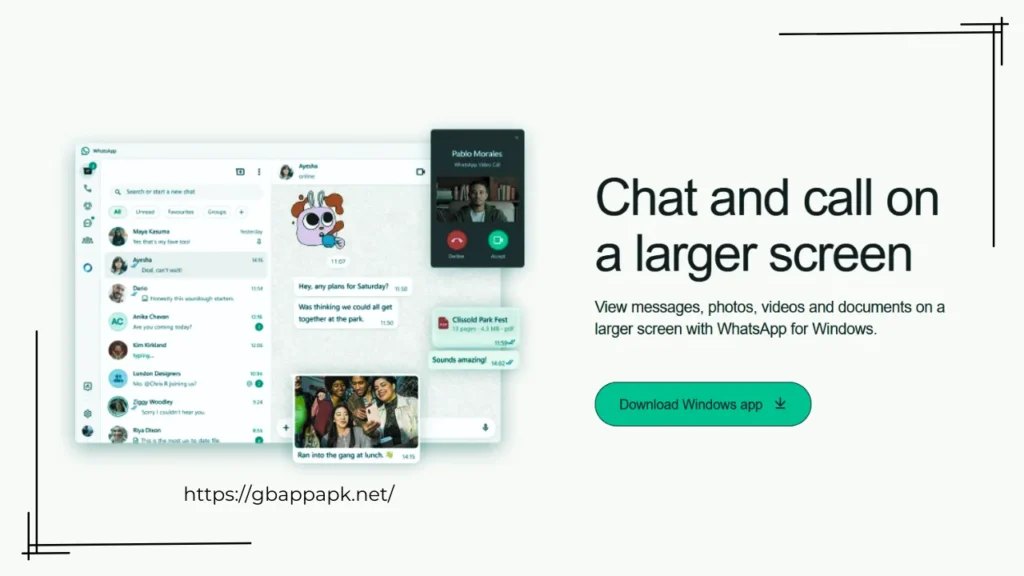 Gb Whatsapp For PC httpsgbappapk.net